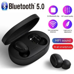 Auriculares Bluetooth A6s TWS, auriculares internos Bluetooth 5,0, botones estéreo para correr y hacer deporte, Mini Pods con micrófono, auriculares inalámbricos
