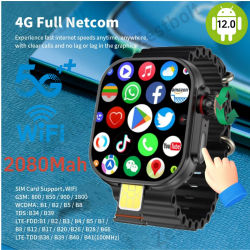 CD12 S10 Ultra 3 Smartwatch 4G 5G 2,26 pulgadas Amoled Android 12,0 reloj inteligente con cámara giratoria brújula GPS WIFI 2080mAH batería