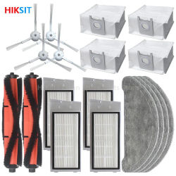 Cepillo principal/lateral filtro Hepa paño de mopa bolsa de polvo accesorios para XiaoMi Roidmi Eve Plus SDJ01RM Robot repuestos de aspiradora