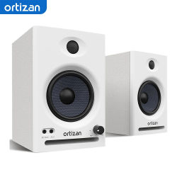 Altavoces Activos para Estantería Ortizan, Monitores de Estudio, Bluetooth 5.3 Inalámbrico, para Computadora, TV, PC, DAC USB, Sistema de Subwoofer HiFi para el Hogar