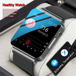Nuevo Reloj Inteligente con ECG y Monitor de Ritmo Cardíaco para Hombre, Pantalla AMOLED HD, Reloj Deportivo con Medición de Ácido Úrico, Presión Arterial, Lípidos en Sangre, Reloj Inteligente de
