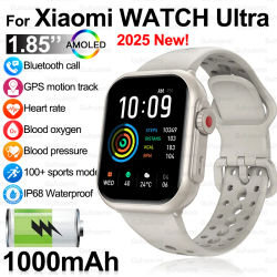 2025 nuevo para Huawei Xiaomi reloj inteligente hombres mujeres 1,85 pulgadas HD AMOLED pantalla completamente táctil IP68 impermeable Bluetooth llamada SmartWatch