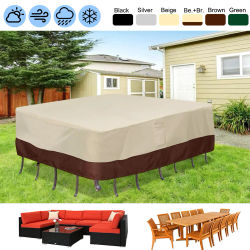Juego de muebles de Patio impermeables para exteriores, cubierta para jardín, lluvia, nieve, a prueba de viento, Anti-UV, para sofá, mesa y silla, 55 tamaños