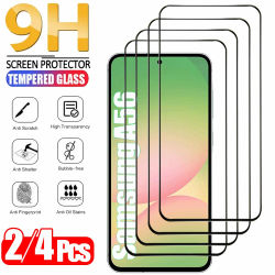 2/4PCS Glass Para Samsung Galaxy A56 A55 A54 A53 Cristal Templado Para Samsung A17 A27 A37 A57 A36 A26 A16 Protector de Pantalla Samsung S26 S25 S24 Ultra Teléfono Película Protectora