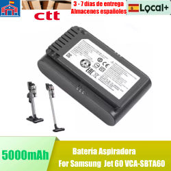 Nueva batería para aspiradora VCA-SBTA60 para Samsung Jet 60 turbo,Jet 75E Complete,VS15A6031R4 VS15A6031R5 VS20B75ACR5 VS20B75ADR5