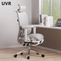 Silla de oficina UVR, muebles de diseño ergonómico, silla ajustable de malla para personal, respaldo, reposabrazos, taburete, cómoda silla para juegos WCG