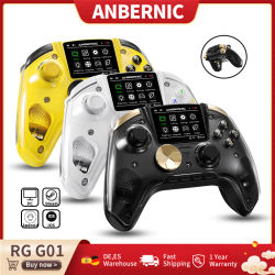 Control de Juegos Inalámbrico con Pantalla Interactiva ANBERNIC RG G01, Compatible con PC/Steam/Linux/Android/Switch/IOS, Gamepad Bluetooth