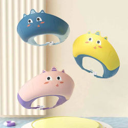 Gorro de Ducha Impermeable para Niños, Suave y Ajustable, Gorro de Protección para el Cabello de Bebés