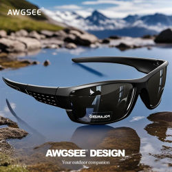 Gafas de sol deportivas polarizadas: UV400 de alta calidad para pescar, viajar, correr y conducir con lentes que cambian de color