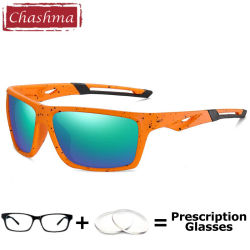 Chashma gafas de sol polarizadas para miopía, gafas de sol de gran tamaño con curva grande para hombre, gafas graduadas de estilo deportivo progresivo Digital