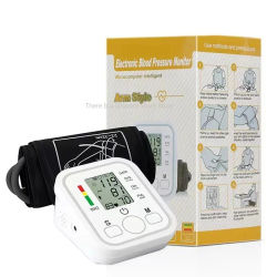 Monitor de Presión Arterial Automático para Brazo, Esfigmomanómetro, Medidor de Presión, Tonómetro para Medir la Presión Arterial