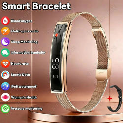 Reloj Inteligente 2026, Nuevo Modelo para Mujer, Brazalete Inteligente con Modo Deportivo, Monitor de Actividad Física, Frecuencia Cardíaca, Monitorización de Salud, Resistente al Agua IP68, para