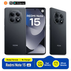 Xiaomi Redmi Note 15 Versión Global 128GB/256GB MTk Helio G100 Ultra 6.77" Pantalla, 120Hz, 108MP, 6000mAh, NFC, IP64, Sin Cargador