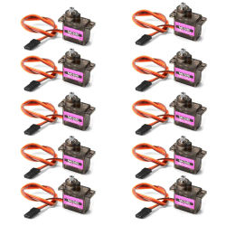 2/4/5/10/20 Uds MG90S engranaje totalmente metálico 9g Servo SG90 versión mejorada para helicóptero Rc avión barco coche MG90 9G Trex 450 RC Robot