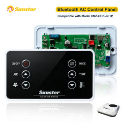Panel de control Bluetooth Sunster 12V/24V para aire acondicionado de techo de caravana, camión o remolque
