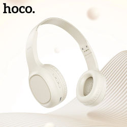HOCO-auriculares inalámbricos W46 con Bluetooth 5,3, dispositivo de audio con altavoz de 40MM, para música, para deportes, juegos, diseño plegable, fácil de llevar