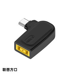 Enchufe cuadrado de CC de 100W para cargador de ordenador portátil Lenovo a USB C PD, convertidor de adaptador de corriente tipo C, Cable de carga rápida para MacBook