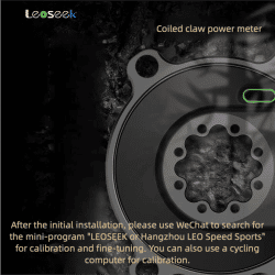 Juego de medidor de potencia ultraligero Leoseek tipo C 110BCD ANT + BLUETOOTH 4,0 medidor de potencia de husillo para Shimano para Sram