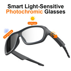 Gafas Inteligentes 2026 con Foto y Video HD, Grabación con IA, Traducción, Lentes Fotocromáticas Táctiles, Llamadas Bluetooth, Música, Multifunción