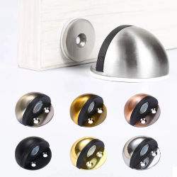 Topes de puerta magnéticos, Tope de puerta de acero inoxidable, soporte para puertas, mejoras para el hogar, Tope de puerta oculto, herrajes para muebles