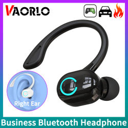 Auriculares inalámbricos con Bluetooth, cascos de graves HIFI con micrófono HD, con gancho para la oreja, cancelación de ruido, resistentes al agua, para juegos, deportes y música