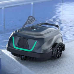 Robot limpiador de piscinas inalámbrico WYBOT A1, limpieza programada para bordes de suelo, filtración de doble capa, 120 minutos de tiempo de trabajo