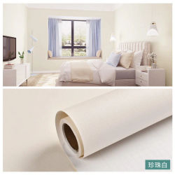 Papel tapiz autoadhesivo mate impermeable, pegatina de pared de vinilo de Color sólido extraíble, decoración del hogar, muebles de dormitorio, papel de Contacto