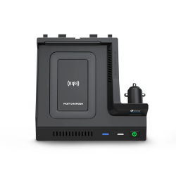 Cargador inalámbrico para Mercedes Benz W205 C43 C63 AMG GLC43 GLC63 X253 Clase C /GLC accesorios de almohadilla de carga USB para teléfono móvil