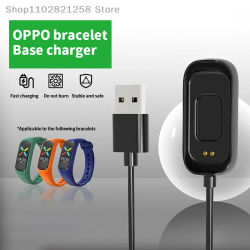 Cable de carga USB para pulsera inteligente, accesorio adaptador de cargador magnético para reloj OPPO Band Style (SpO2)