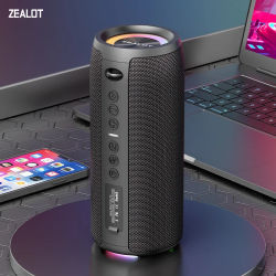 ZEALOT-S51PRO 40W Altavoz Bluetooth de alta potencia 3D estéreo bajo Altavoz Bluetooth portátil IPX5 impermeable adecuado TWS Boom Box