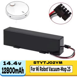 Batería Original STYTJ02YM de 14,4 V y 12800mAh Compatible con Xiaomi Mijia LDS, Mi Robot Vacuum-Mop P/2S