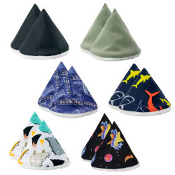 4 Fundas de Microfibra para Bebés, Protector de Orina Reutilizable con Gran Absorción de Agua, Accesorio para Cambio de Pañales para Bebés