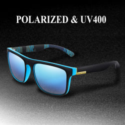 Gafas de sol polarizadas de estilo Retro con montura cuadrada para ciclismo, gafas de sol de visión nocturna para hombre, gafas de sol para conducir en coche, gafas para moto de cross UV400