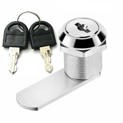 Cerradura de leva, cerradura de seguridad de 16-40mm, cerradura de leva para gabinete, puerta, barril, cajón, archivador, buzón de correo, muebles, armario, 2 llaves