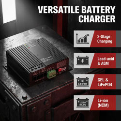 B2B121230 con cargador Bluetooth de 12V 30A DC