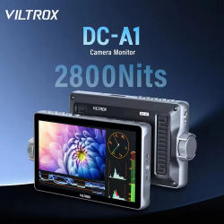 Viltrox DC-A1 Monitor de cámara Digital Monitor de 7 pulgadas de ancho 2800 Nits 1080P 4K HDMI Monitor de pantalla táctil para Sony Nikon Fujifilm