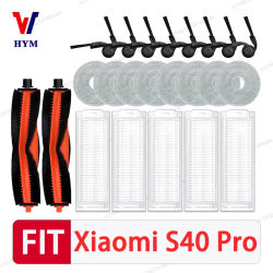Accesorios para Robot aspirador Xiaomi S40 PRO / OV71GL, Cepillo Lateral principal, paño de mopa, filtro, bolsa de polvo, repuestos