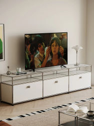 Mueble para TV, Gabinetes de Almacenamiento, Gabinete de Esquina, Mueble Metálico de Exhibición, Módulo para Sala de Estar, Muebles Modulares DIY