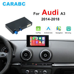 CARABC Conexión Inalámbrica CarPlay Android Auto Mirror Link AirPlay Bluetooth GPS Navegación Para Audi A3 8v S3 2014-2018