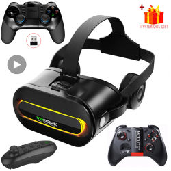 Gafas VR para teléfono inteligente, auriculares de realidad Virtual, dispositivos Bluetooth 3D, auriculares, gafas para casco, lentes para teléfono inteligente, móvil Viar