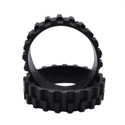 Neumáticos de rueda para Xiaomi Mijia 1C/2C/3C S5 Series/T6/T7, piezas de repuesto antideslizantes para Robot aspirador, 2 unidades