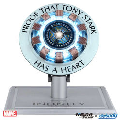 Cargador Inalámbrico Killerbody Marvel Iron Man Arc Reactor con Base de Aleación y Carga Inductiva Automática para Teléfono
