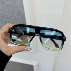 Gafas de sol cuadradas clásicas para mujer y hombre, gafas de sol ovaladas de estilo de diseñador de marca Vintage, gafas para hombre y mujer
