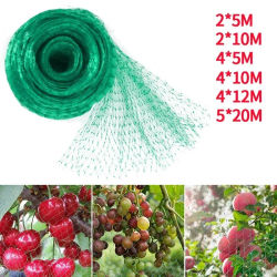Red de jardín, malla tejida verde, protege las plantas, frutas, flores, árboles, esgrima elástica, red duradera para detiene pájaros, ciervos y animales