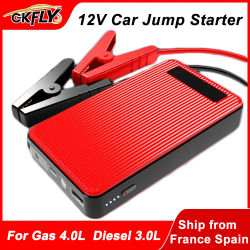 GKFLY 44.4Wh arrancador de batería de coche 2000A cargador de refuerzo de batería de coche portátil dispositivo de arranque de 12V refuerzo de emergencia