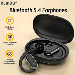 Auriculares Bluetooth 5,4 IPX7 impermeables 20 horas auriculares inalámbricos con micrófono con cancelación de ruido ENC graves profundos para deportes entrenamiento gimnasio