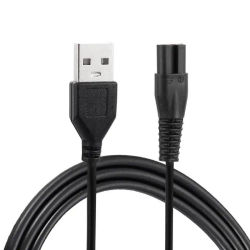 Cable de carga USB, Cable de alimentación, Cable cargador para aseo meridiano, afeitadoras eléctricas, recortadoras eléctricas, suministro de carga de repuesto