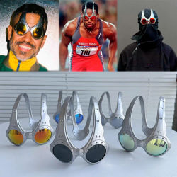 Gafas de sol deportivas para hombre y mujer, lentes con montura de Metal, bloqueo azul, estilo Retro, a la moda, para deportes al aire libre, novedad