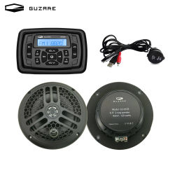 GUZARE - Receptor Bluetooth Marino Impermeable, Radio Estéreo Combinada, Altavoces para Barco de 6.5'', 7 Opciones Disponibles, Como se Muestra en la Imagen