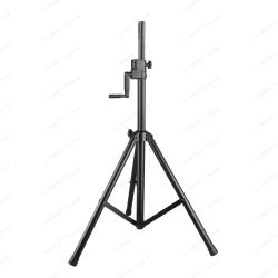 Soporte de altavoz con manivela manual totalmente de metal, trípode para altavoces PA de 12" y 15", soporte ajustable resistente